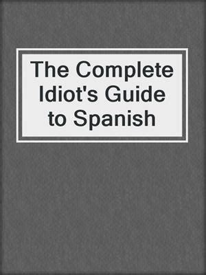 what is idiot in spanish